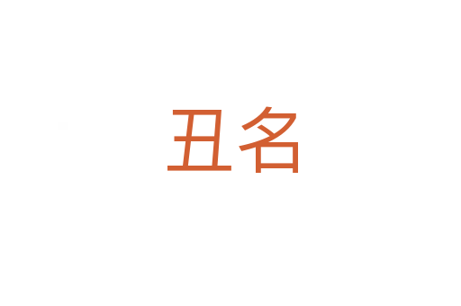 丑名